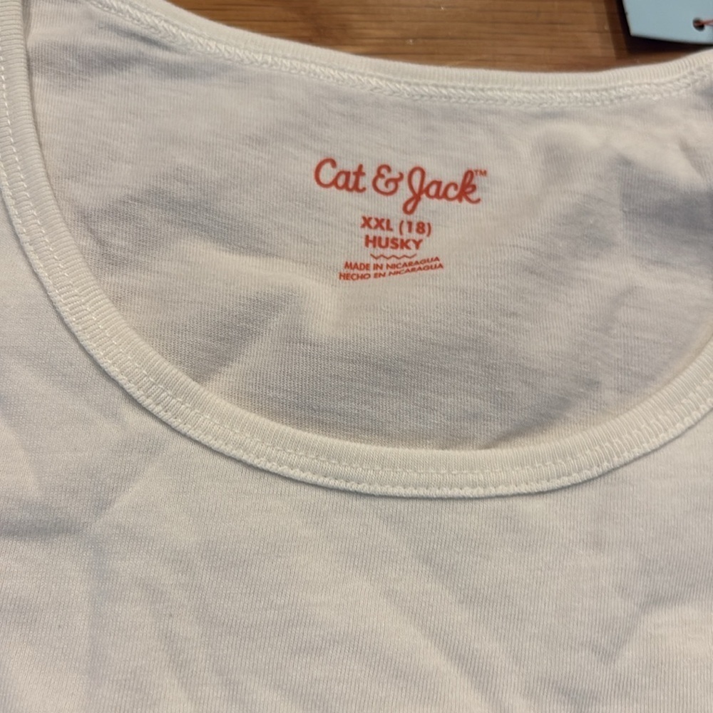 Cat & Jack White and Blue Shark Tank Top - Picture 2 of 3